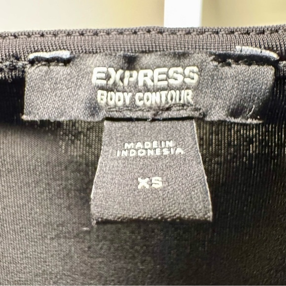 Express Body Contour Black Sleeveless‎ Bodysuit with Cutout size XS - Picture 3 of 6